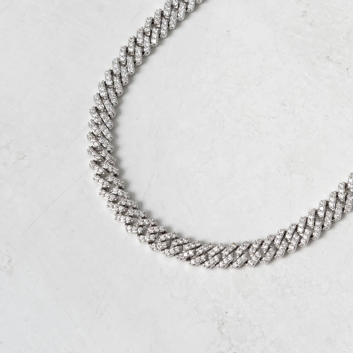 5mm Diamond Prong Cuban Chain