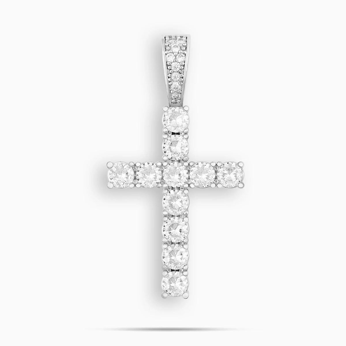 Diamond Cross & Tennis Chain Bundle